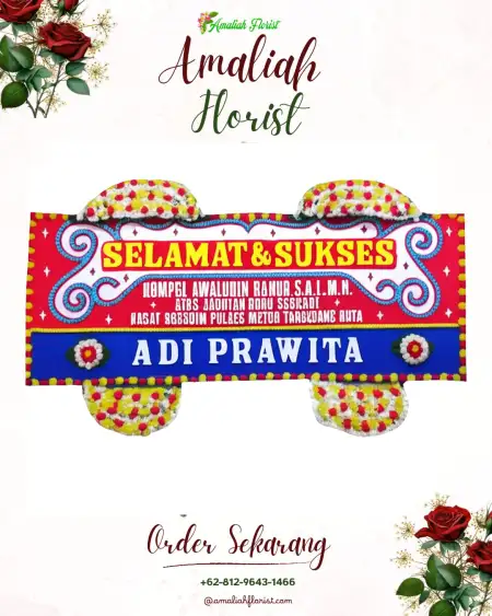 Papan Bunga Ucapan Selamat Grabagan
